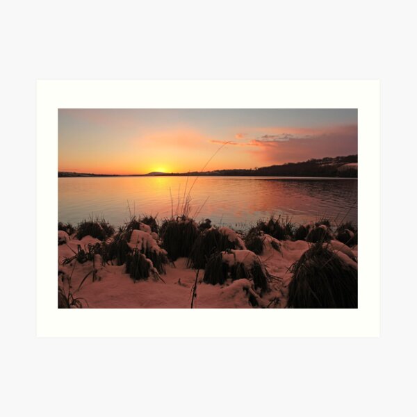 Sunset On The Foyle Art Print