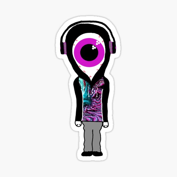 Eyeball Graffiti Stickers Redbubble