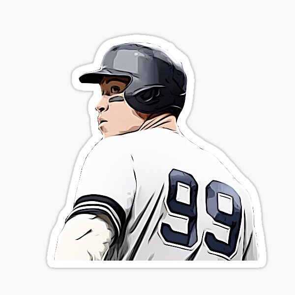 aaron judge & tyler wade  Sticker for Sale by kristaga0116