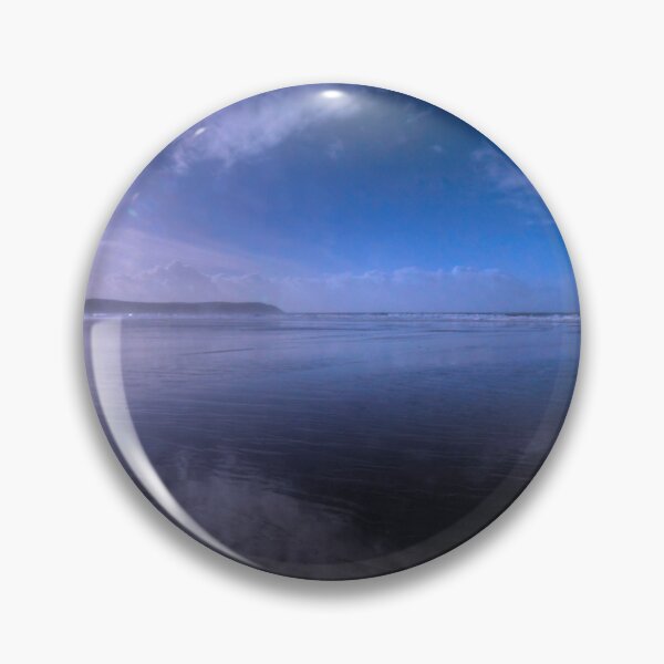 Item preview, Woolacombe Beach in Blue  designed and sold by hawkie.