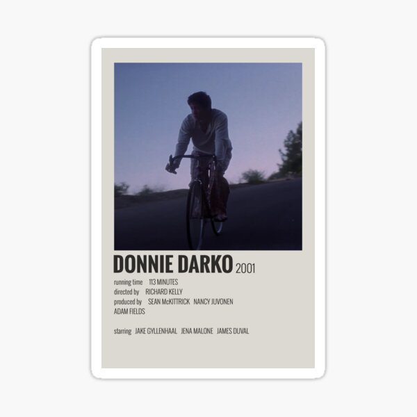 Donnie Darko alternative poster Sticker