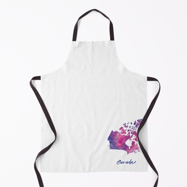 Item preview, Canada Map in Watercolor (Purple, Blue and Pink) designed and sold by Geometricshow.