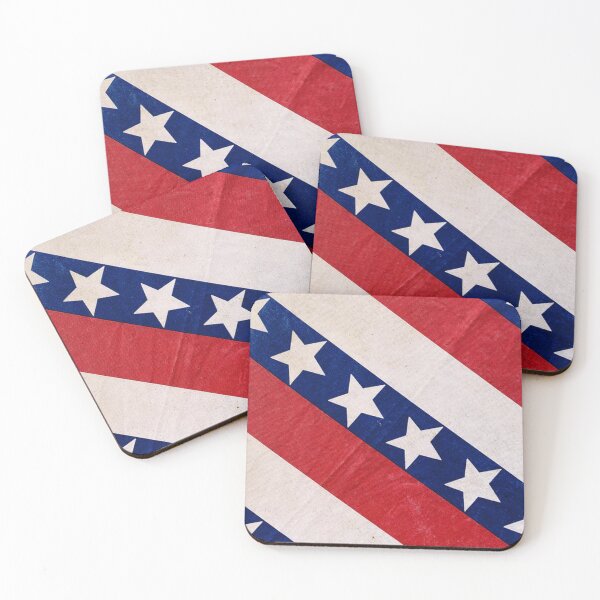 Item preview, USA COLORS - FLAG - WALL ART  designed and sold by Tropical Blood.