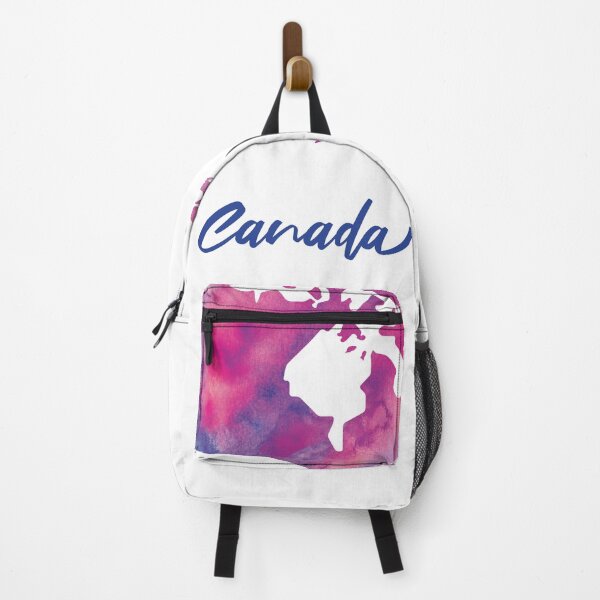 Item preview, Canada Map in Watercolor (Purple, Blue and Pink) designed and sold by Geometricshow.
