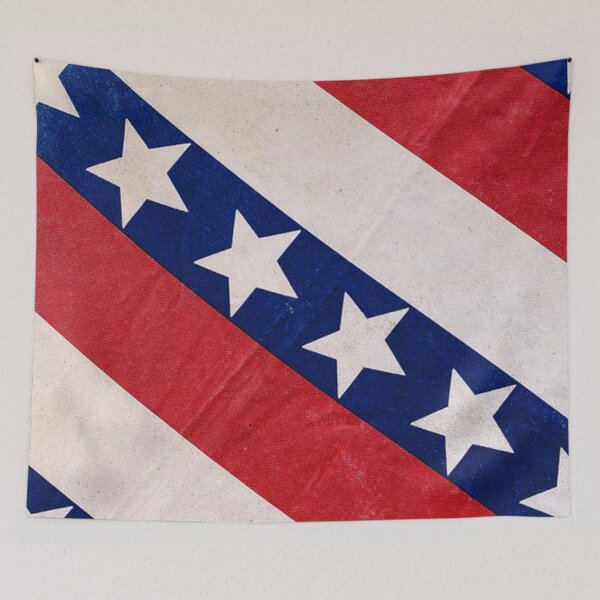 Item preview, USA COLORS - FLAG - WALL ART  designed and sold by Tropical Blood.