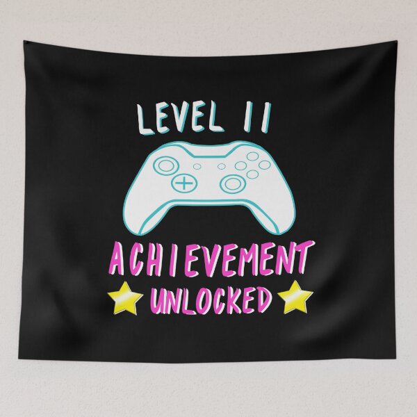 Item preview, Level 11 Birthday Achievement Unlocked Video Gamer designed and sold by NicholiCosplay.