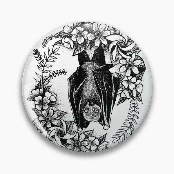 Item preview, Bat and Flowers designed and sold by Shinycraft.