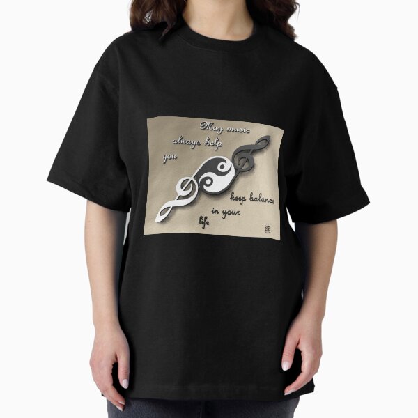 Music Balance Oversized T-Shirt