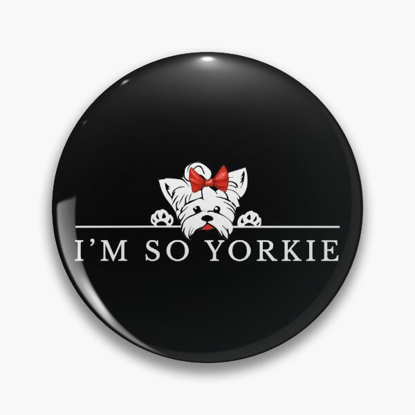 Item preview, Im So Yorkie, Yorkie Mom, Yorkshire Terrier, Yorkie Gifts, Yorkie Daddy, Mother Tees, Cute Illustration, Teacup Yorky, Red Bow Tie, Black designed and sold by Annona-.