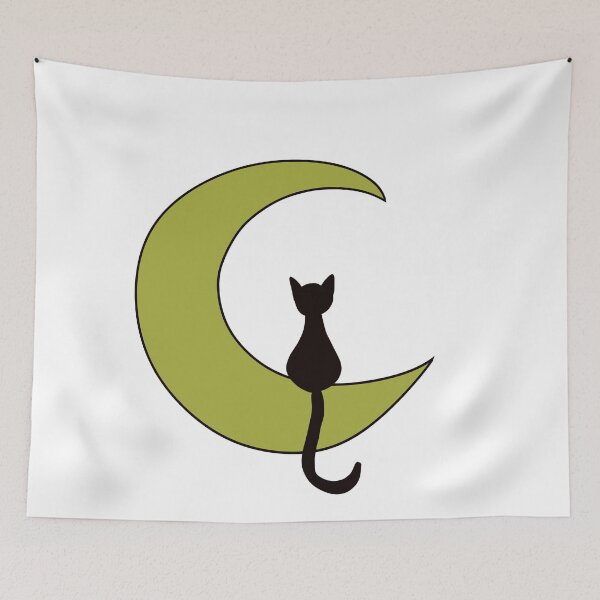 Item preview, Cat on the Moon designed and sold by genalatorre.