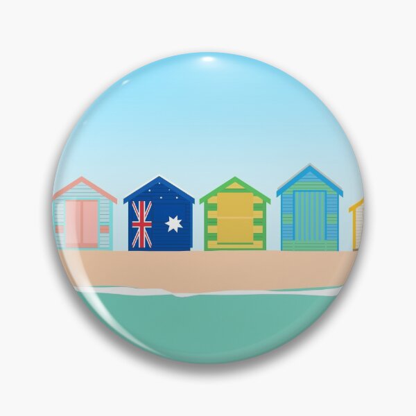 Item preview, Brighton Beach Bathing Boxes, Melbourne, Australia designed and sold by Lyman Creative Co..