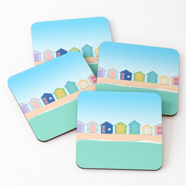 Item preview, Brighton Beach Bathing Boxes, Melbourne, Australia designed and sold by Lyman Creative Co..