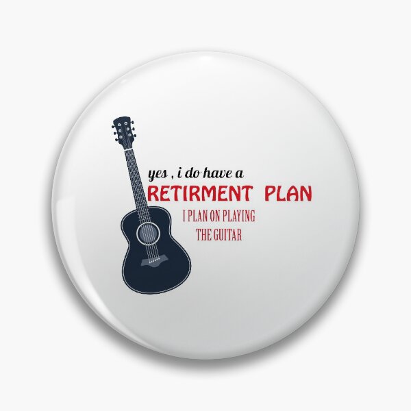 Item preview,  My Retirement Plan Guitar designed and sold by bkjournaly2020.