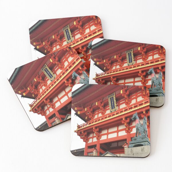 Item preview, Fushimi Inari-taisha Shrine in Kyoto, Japan designed and sold by Wisps & Whiskers Designs.
