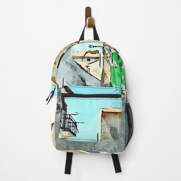 Item preview, Tortora glimpse with Italian flag painted on the wall of building  designed and sold by Giuseppe Cocco.