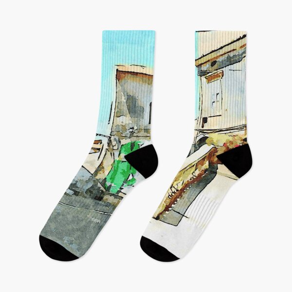Item preview, Tortora glimpse with Italian flag painted on the wall of building  designed and sold by Giuseppe Cocco.