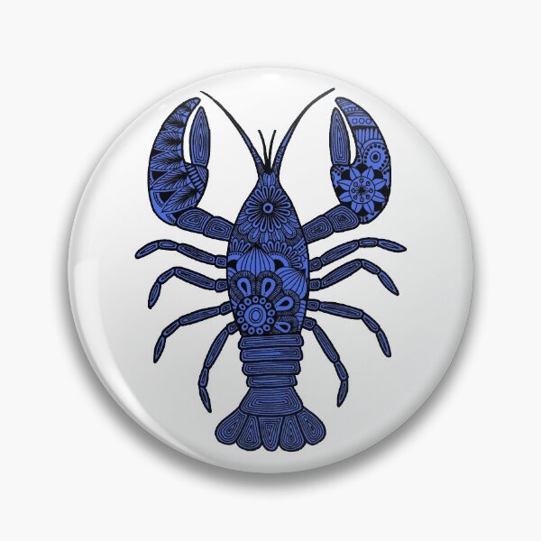 Item preview, Lobster (black and blue, vertical) designed and sold by Calen  Picard-Carroll.