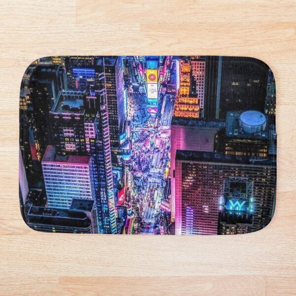 Aesthetic City Bath Mat