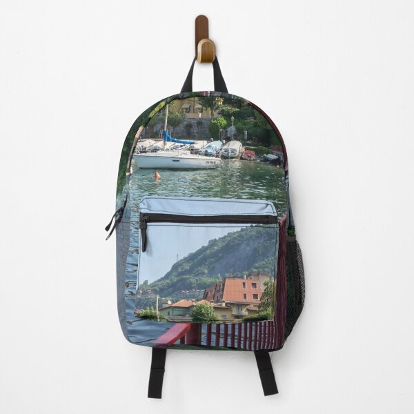 Item preview, Lovers Promenade at the Harbour - Charismatic Varenna Lake Como Lombardy Italy designed and sold by Georgia Mizuleva.