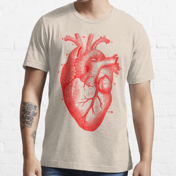 Valentine's Day Shirt for Men 3D Graphic Tees Fashion Heart Print