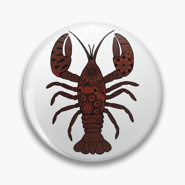 Item preview, Lobster (black and brown, vertical) designed and sold by Calen  Picard-Carroll.