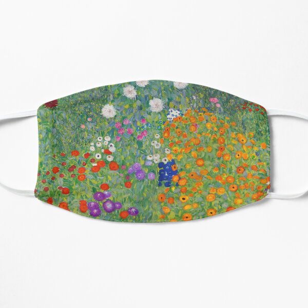 Gustav Klimt Flower Garden Flat Mask