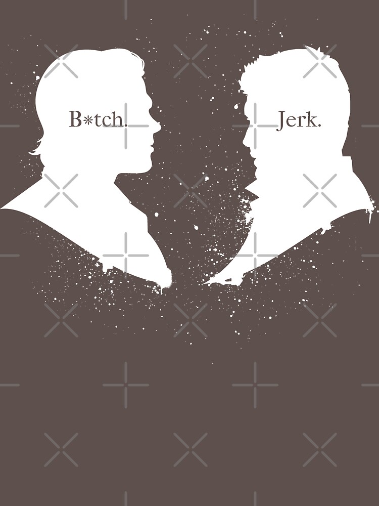 B*tch & Jerk (White) by mannypdesign