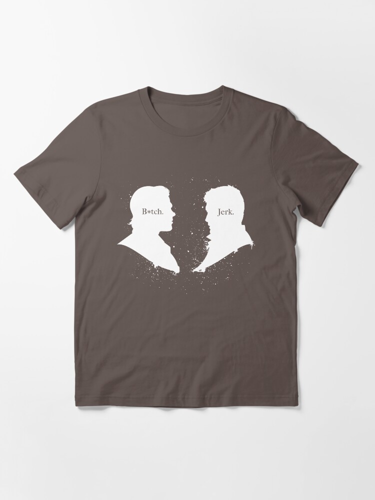 Alternate view of B*tch & Jerk (White) Essential T-Shirt