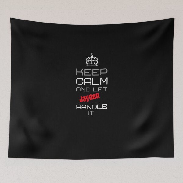 Item preview, Keep Calm And Let Jayden Handle It designed and sold by IcyTees.