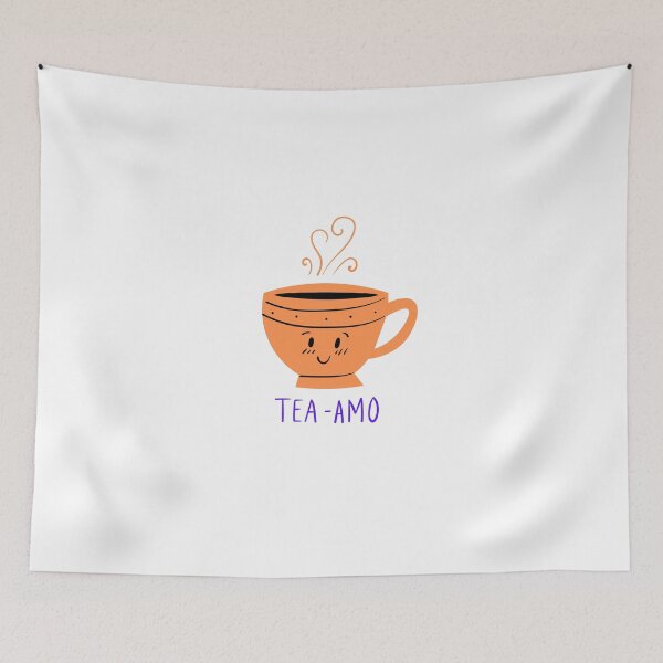Item preview, Tea - Amo coffee teamo graphic design art designed and sold by conceptDVS.