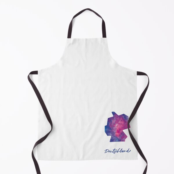 Item preview, Deutschland (Germany) Map in Watercolor (Purple, Blue and Pink) designed and sold by Geometricshow.