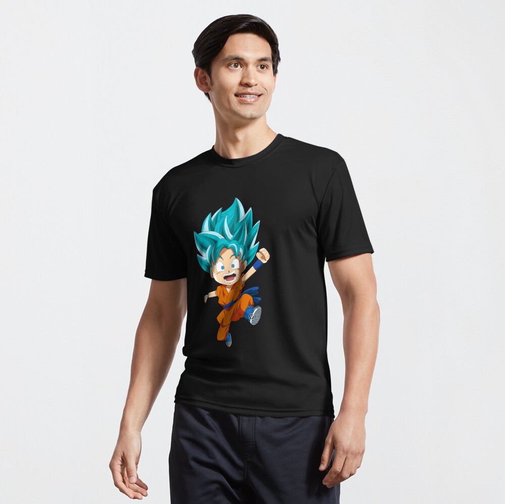 Dragon Ball Z Super Saiyan Mini Blue Goku T Shirt By Nawfelben Redbubble - dragon ball z goku t shirt roblox