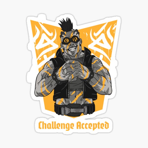 Challenge Video Stickers Redbubble - kiki dance challenge in roblox free robux song