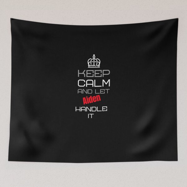 Item preview, Keep Calm And Let Aiden Handle It designed and sold by IcyTees.