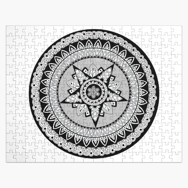 Captain's Shield Mandala Jigsaw Puzzle