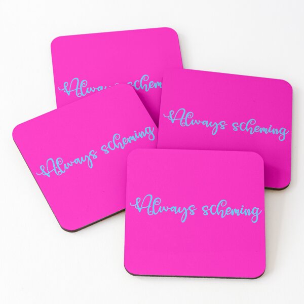 Item preview, Always scheming, pink/blue pastel designed and sold by Zoe Robertson.