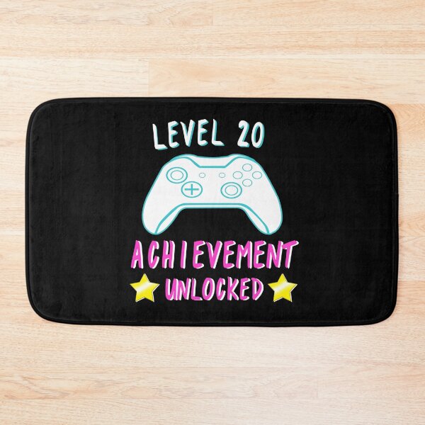 Item preview, Level 20 Birthday Achievement Unlocked Video Gamer designed and sold by NicholiCosplay.