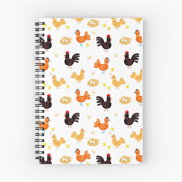 Aperçu de l'œuvre motif de poulet, motif de coq créée et vendue par KeytonDesign.