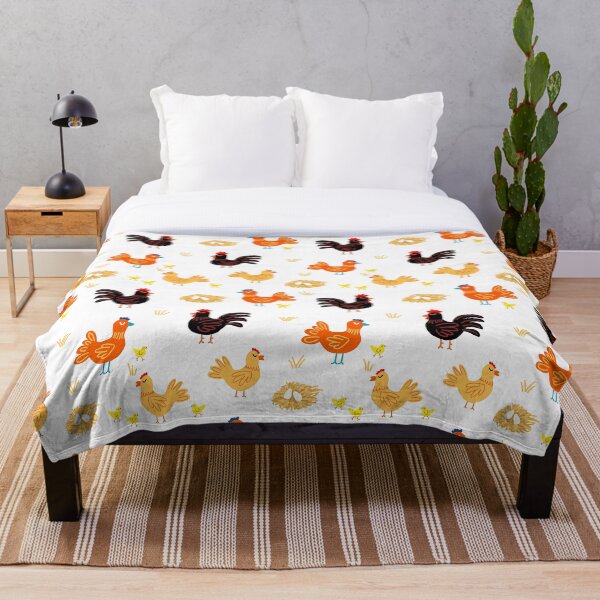 Item preview, chicken pattern, rooster pattern designed and sold by KeytonDesign.