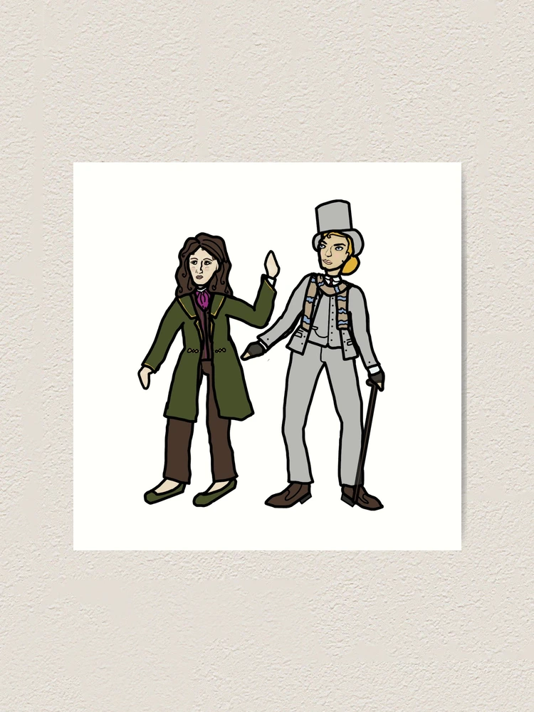 Rule 63 Sherlock Holmes and Dr. Watson Art Print for Sale by LochNestFarm