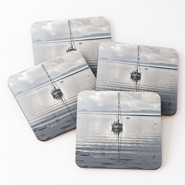 Item preview, Sailing Boat at Lindisfarne, Northumberland, England designed and sold by Emma Kimberley.
