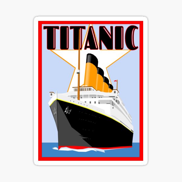 Artikel-Vorschau von Titanic | Roter Rahmen, designt und verkauft von 8eye.