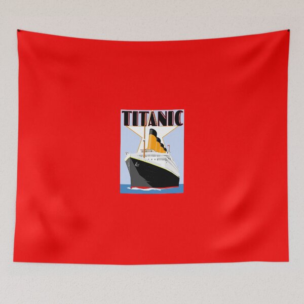 Aperçu de l'œuvre Titanic | Cadre rouge créée et vendue par 8eye.