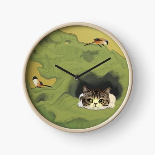 Item preview, Cat in Rock Garden designed and sold by Wolfberry Studio.