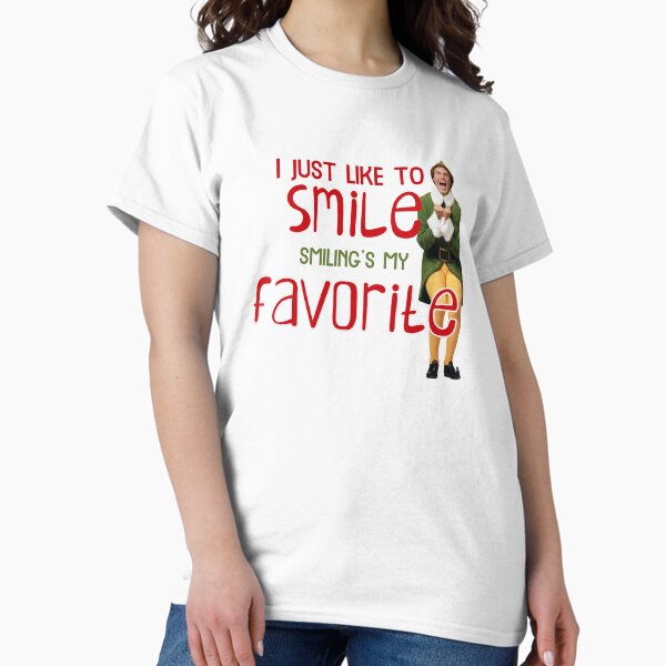 Item preview, Buddy Elf says I just like to smile designed and sold by Finde.