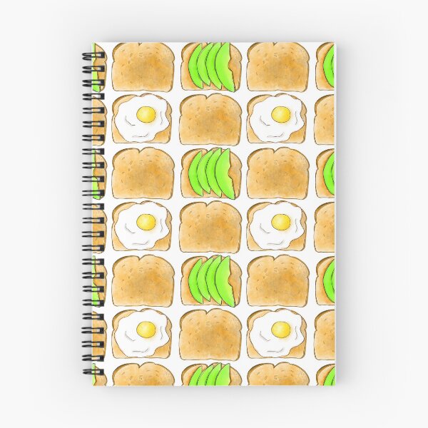 Item preview, avocado toast pattern // breakfast pattern designed and sold by KeytonDesign.