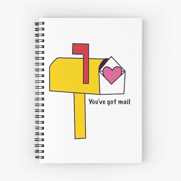 Item preview, You’ve got mail letterbox love heart AOL yellow film designed and sold by LookAliveVamp.