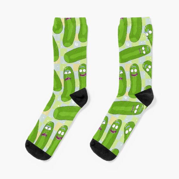 Pickle Rick Pattern 2 Socken