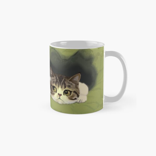 Cat in Rock Garden Classic Mug