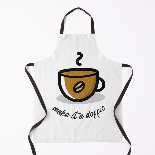 Item preview, Make It a Doppio, Coffee Humor designed and sold by travelitalia.